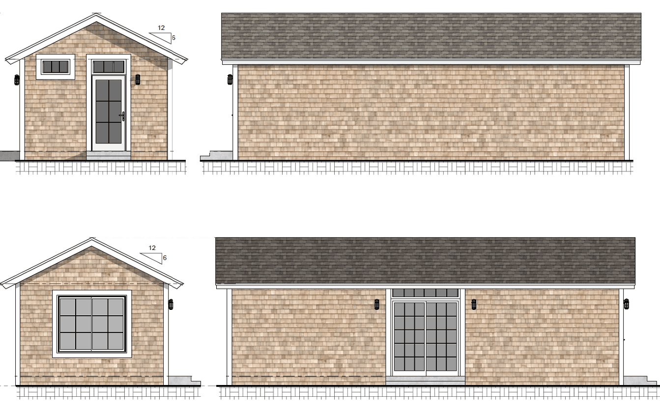 Studio 13 adu elevation home features